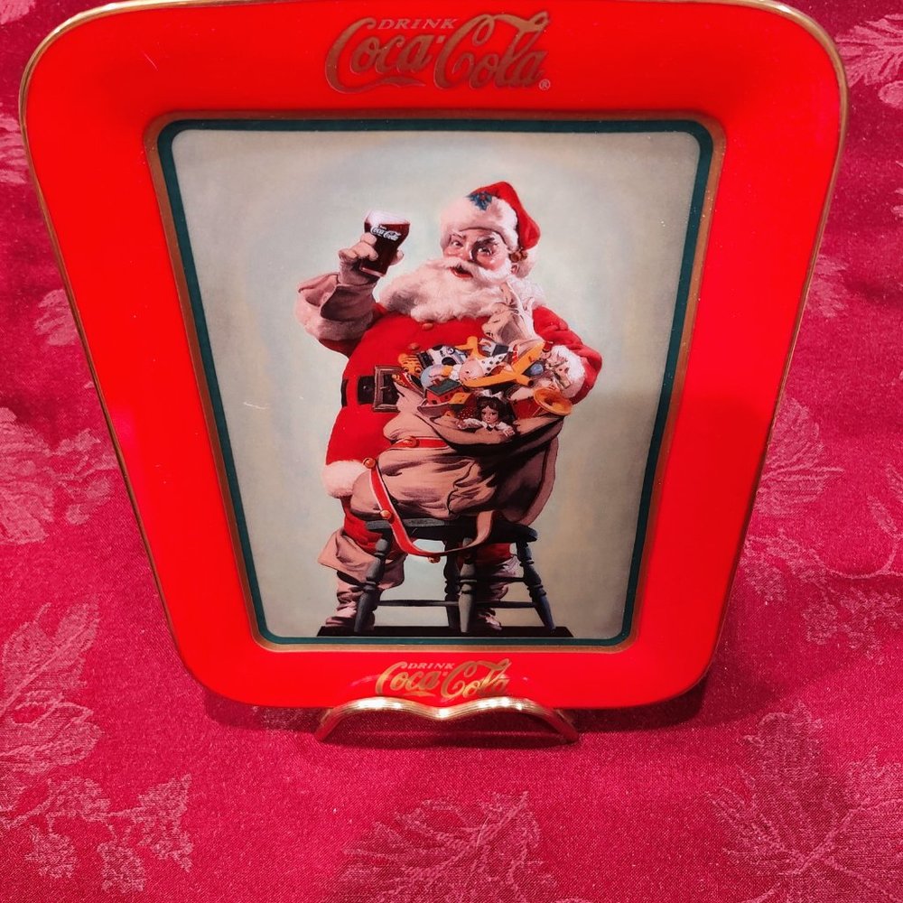 Vintage The Franklin Mint Heirloom Coca Cola Plate Bundle! Set of Six! - Picture 10 of 10